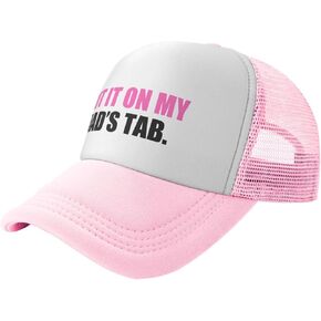 Funny Trucker Hats for Women Pink Meme Baseball Cap Sports Hat Men Women