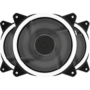 upHere 120mm Blue LED Computer Case Fan Silent Fan for Computer Cases, CPU Coolers, and Radiators Ultra Quiet, Premium Edition,3 Pin 3 Pack/B12CM3-3