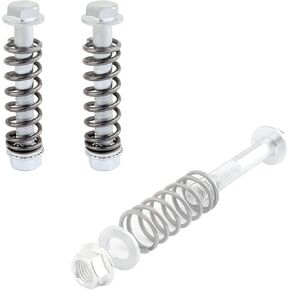 M10x1.5x75mm Exhaust Bolts and Nuts Kit,Includes 2 Sets Exhaust Manifold Bolts+Exhaust Springs+Nuts+Gaskets,Auto Parts Replacement Exhaust Bolt and Spring Hardware Kit (M10x1.5)