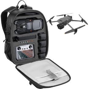 حقيبة ظهر احترافية من Smatree فقط لـ DJI Air 3، حقيبة ظهر صلبة مقاومة للماء لـ DJI Air 3 Fly More Combo/DJI RC 2 وملحقاتها (الطائرة بدون طيار والملحقات غير متضمنة) in Kuwait