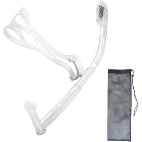 Uniswim Rotate Function Swim Snorkel for Training Swimming Front Snorkel Lap Swimming Swimmer Training Diving Snorkeling Comfortable Mouthpiece for Pool Open Water