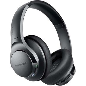 Anker Soundcore Life Q20 Hybrid Active Noise Cancelling Headphones, Wireless Over Ear Bluetooth Headphones, 40H Playtime, Hi-Res Audio, Deep Bass, Memory Foam Ear Cups(Renewed)