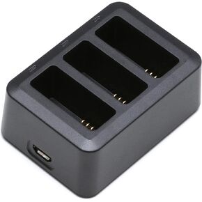 DJI 3-Bay Battery Charging Hub Tello Drone Batteries, Black, CP.PT.00000271.01