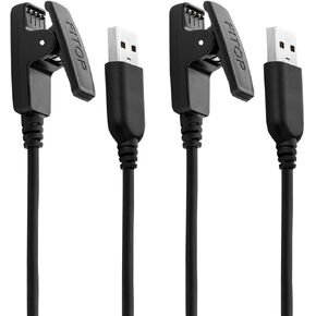 JIUJOJA for Garmin Approach s20/Approach G10 Charger Data Cable,3.93ft Length Cable Replacement Charging Clip for Forerunner 35/230 /235/630 /30//645 Music/735XT0 Golf Smart Watch
