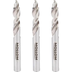 MOLLOM Titanium-Plated Pilot Drill Bit for Hole Saw 3Pcs