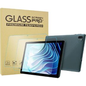 Transwon (Rear Camera in the Middle, for BLU M10L Pro M0124UU) 2PCS Tempered Glass Screen Protector for BLU Smartphones M10L Pro Tablet 10.1 Inch (Check the Second Image)