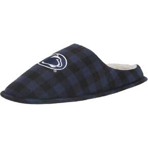 FOCO South Carolina Sherpa Lined Buffalo Check Memory Foam Slipper - Mens Large