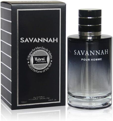 Hybrid & Company SAVANNAH Cologne for Men Eau De Toilette Natural Spray Masculine Scent 3.4 Fl Oz in Kuwait