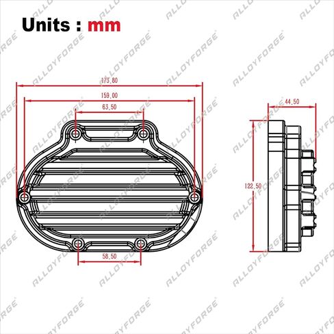 Twin Cam Engine Parts Chrome Gauge Pushrod Lifter Block Covers for Harley Road King FLHR Street Glide Fat Boy Softail Slim FLS Deuce FXSTD Street Bob (pushrod Block Cover) in Saudi Arabia