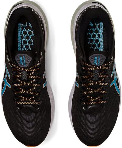 ASICS Men's GT-2000 11 Running Shoes, 10, Black/Glow Yellow in Kuwait