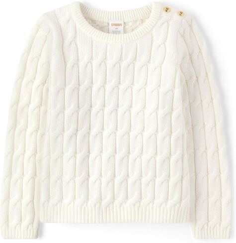 Gymboree Girls' and Toddler Long Sleeve Cable Knit Sweaters in Saudi Arabia