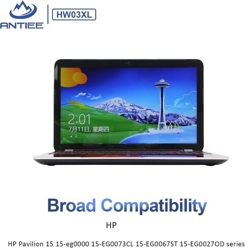 بطارية الكمبيوتر المحمول HT03XL L11119-855 لجهاز HP Pavilion 14-CE 14-CF 14-DF 15-CS 15-DA 15-DB 15-DW 17-CA 17-by Series 15-CS0053CL 15-DA0014DX 15-DW0033NR L11421-542 L11421 -2C2 HSTNN-UB7J HT03041XL HSTNN-DB8R in Saudi Arabia