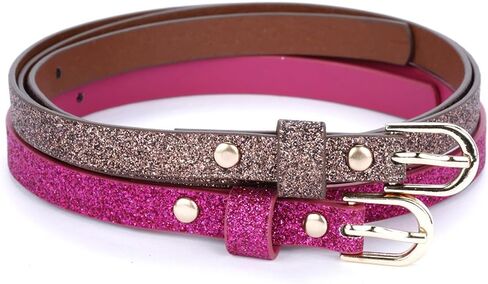 Kids Ultra Skinny Sparkly Belt in Saudi Arabia