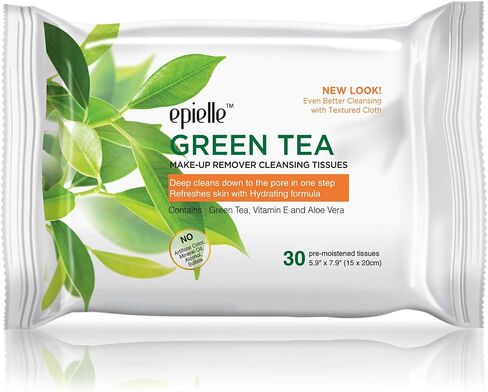 Epielle Argan Makeup Remover Cleansing Wipes | 30 Count, 6-Pack | Gentle Daily Facial Towelettes for All Skin Types | Removes Dirt, Oil, & Makeup | Essential Korean Skincare in Kuwait