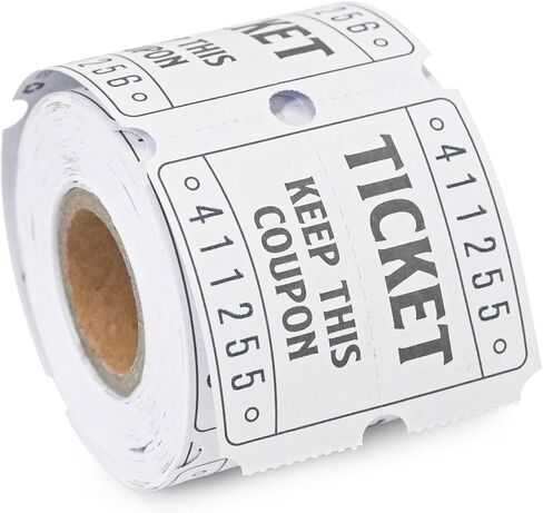 250 Raffle Tickets, 50/50 Double Roll Tickets for Raffles, Carnival, Door Prizes and Class Reward (Pink) in Saudi Arabia