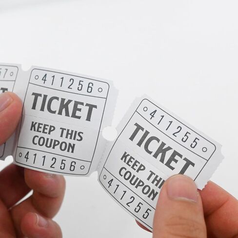 250 Raffle Tickets, 50/50 Double Roll Tickets for Raffles, Carnival, Door Prizes and Class Reward (Pink) in Saudi Arabia