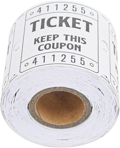 250 Raffle Tickets, 50/50 Double Roll Tickets for Raffles, Carnival, Door Prizes and Class Reward (Pink) in Saudi Arabia