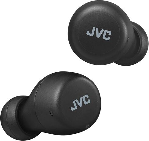 JVC سماعات اذن جامي ميني ترو لاسلكية HAA5T، بلوتوث 5.1، مقاومة للماء (IPX4)، عمر بطارية طويل (حتى 15 ساعة) (اسود) in Saudi Arabia