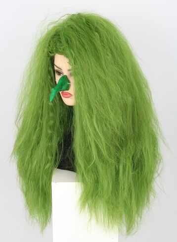 Topcosplay Women Wigs Wicth Ghost Wig Blue Grey Long Cosplay Halloween Costume Party Wig in Kuwait