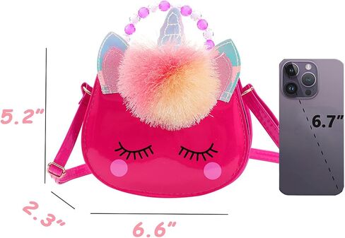 Cute Cat Purse for Teens Girls Kids Crossbody Bag Gift, White in Saudi Arabia