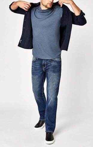 Mavi Men's Zach Regular Rise Straight Leg Jeans in Saudi Arabia