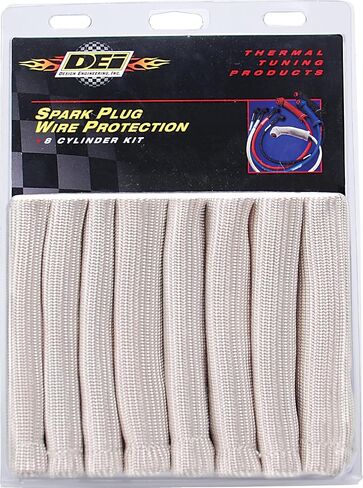Design Engineering 010551 Protect-A-Boots Silver Angled Spark Plug Boot Protector Sleeves (Pack of 2) in Saudi Arabia