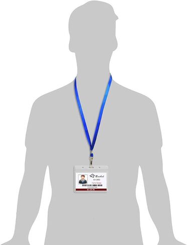 Beebel 100 Pack Bulk Lanyards Premium Lanyard with Badge Clip for ID Name Tags Badge Holders in Saudi Arabia