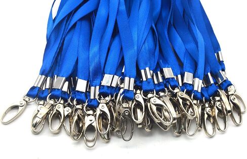 Beebel 100 Pack Bulk Lanyards Premium Lanyard with Badge Clip for ID Name Tags Badge Holders in Saudi Arabia