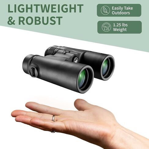 Gosky 10X42 HD Binoculars for Adults with Phone Adapter, High Power Binoculars with BAK4 Prism and FMC Lens, Waterproof Binoculars for Bird Watching Hunting Traveling Outdoor Sports in Saudi Arabia