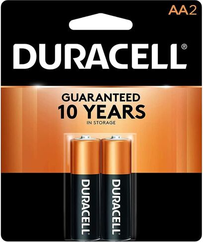 Duracell AA Alkaline Batteries 1.5v (2 Pack) MN1500 (LR6) in Kuwait