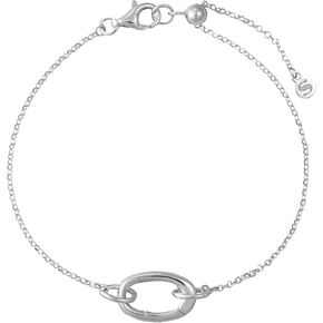 SCAMPER & CO .925 Sterling Silver Carabiner Charm Bracelet for Women, Rhodium/Gold Plated, Compatible Gift Charms for Her