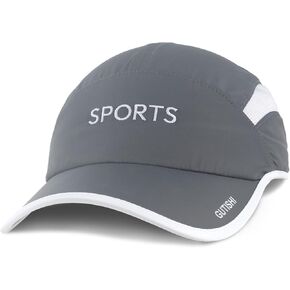 Unisex Quick Dry Running Hat Adjustable Baseball Hat Spotr Golf Cap UPF 50+ Sun Hats for Women Men