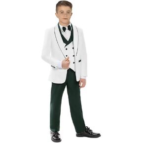 Boy Suits 3 Piece Slim Fit Suit for Kids Toddler Formal Set Wedding Ring Bearer Outfit