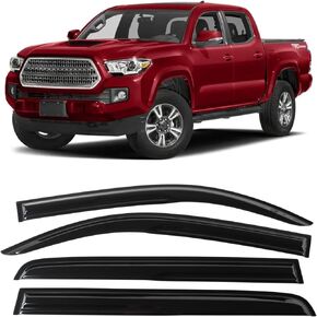 4PCS Window Visors Deflectors Vent Guards Fits for 2012 2013 2014 2015 2016 2017 Hyundai-Accent Sun Wind Rain Shield for 2012-2017 Accent