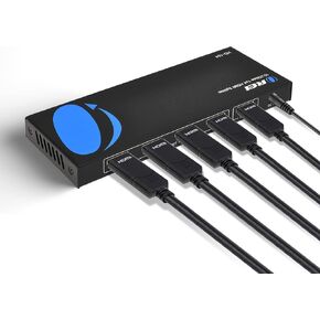 OREI 4K HDMI Extender Balun UltraHD 4K @ 60Hz 4:4:4 Over Single CAT6/7 Cable with HDR & IR Control-Ethernet Cable Up to 165 ft- Loop Out (UHD-IPC165-K)