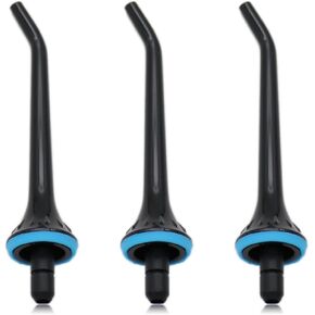 Replacement Tips fit for Nicwell Water Flosser, Jet Nozzel Black 3 PCS
