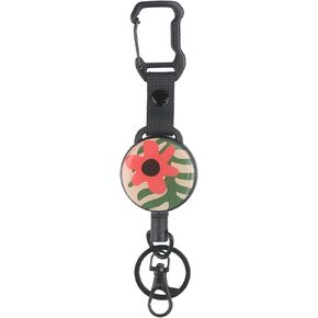 DELSWIN Badge Holder Retractable Clip - Double Sided Pattern Retractable Keychain, Cute Badge Reels for RN Nurse Teacher Student Office Women [Be Kind]