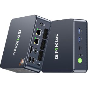 GMKtec Mini Gaming PC, Mini Computer Windows 11 Pro, AMD Ryzen 7 6800H (8C/16T 4.70Ghz), 32G DDR5 RAM + 1TB Hard Drive PCle SSD, WiFi 6, USB3.2, BT 5.2, DP, HDMI, RJ45 2.5G Nucbox K1