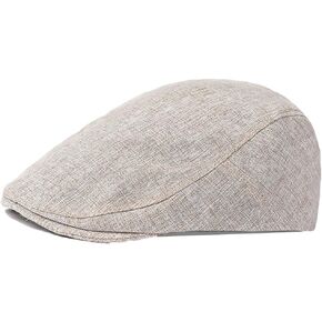 Adjustable Lightweight Newsboy Hat for Men Flat Ivy Cap Cabbie Driving Hat