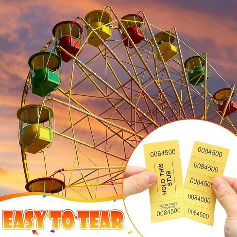 1000 ورقة 20 عرضًا لأرقام تذاكر السحب، تذاكر المزاد، أوراق التذاكر الصينية، سلة المزاد، المزاد الصامت للأحداث، كنيسة المدرسة (البحيرة الزرقاء) in Saudi Arabia
