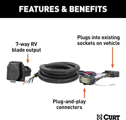 CURT 13386 Class 3 Trailer Hitch, 2-Inch Receiver, Fits Select Ford Explorer, Police Interceptor Utility in Saudi Arabia