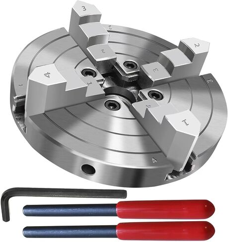 NNBWKIXI 3 Inch Wood Lathe Chuck Set 3 Jaws Self-Centering Lathe Chucks Thread 1 x 8TPI Lathe Chuck for Woodturning in Saudi Arabia