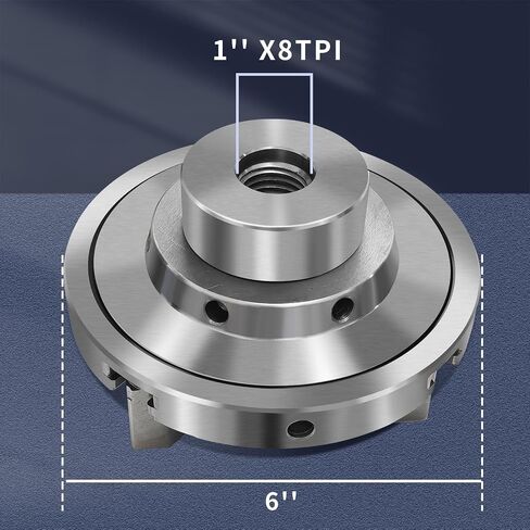 NNBWKIXI 3 Inch Wood Lathe Chuck Set 3 Jaws Self-Centering Lathe Chucks Thread 1 x 8TPI Lathe Chuck for Woodturning in Saudi Arabia