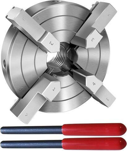 NNBWKIXI 3 Inch Wood Lathe Chuck Set 3 Jaws Self-Centering Lathe Chucks Thread 1 x 8TPI Lathe Chuck for Woodturning in Saudi Arabia
