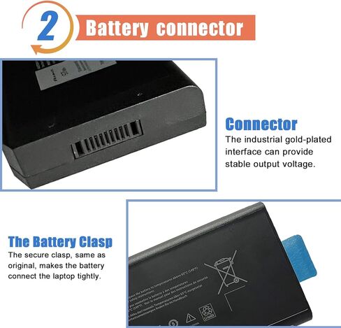 ASODI JPFMR 42Wh Laptop Battery Replacement for Dell Chromebook 3100 Series Notebook 16DPH 65N6H 7T0D3 07GDY 7MT0R DN33X RDNP5 11.4V 42Wh 3500mAh in Kuwait