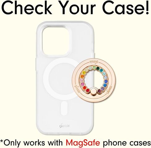 حلقة هاتف مغناطيسية من Sonix x Sanrio لسلسلة MagSafe iPhone 15 و14 و13 و12، وحامل مقبض مع حلقة إصبع وحامل هاتف - كورومي in Kuwait