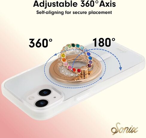 حلقة هاتف مغناطيسية من Sonix x Sanrio لسلسلة MagSafe iPhone 15 و14 و13 و12، وحامل مقبض مع حلقة إصبع وحامل هاتف - كورومي in Kuwait