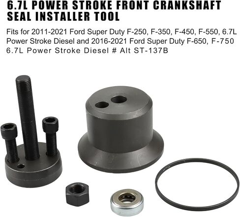 303-1510 Front Crankshaft Seal Remover Tool Fits for 2011-2021 Ford Super Duty F250/F350/F450/F550 6.7L Power Stroke Diesel and 2016-2021 F650/F750 6.7L Replace Alt ST-152 in Saudi Arabia