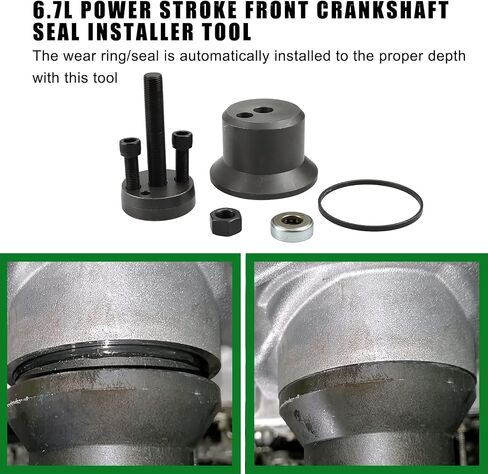303-1510 Front Crankshaft Seal Remover Tool Fits for 2011-2021 Ford Super Duty F250/F350/F450/F550 6.7L Power Stroke Diesel and 2016-2021 F650/F750 6.7L Replace Alt ST-152 in Saudi Arabia