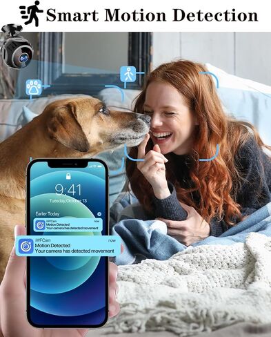BZZCAM واي فاي كاميرا خفية كاميرا تجسس ذكية كاميرا مراقبة منزلية داخلية 1080 بكسل مراقبة الطفل كاميرا الحيوانات الأليفة 2.4 جيجا هرتز كاميرا مراقبة مع تطبيق الهاتف عرض مباشر كشف الحركة تخزين سحابي مجاني in Kuwait